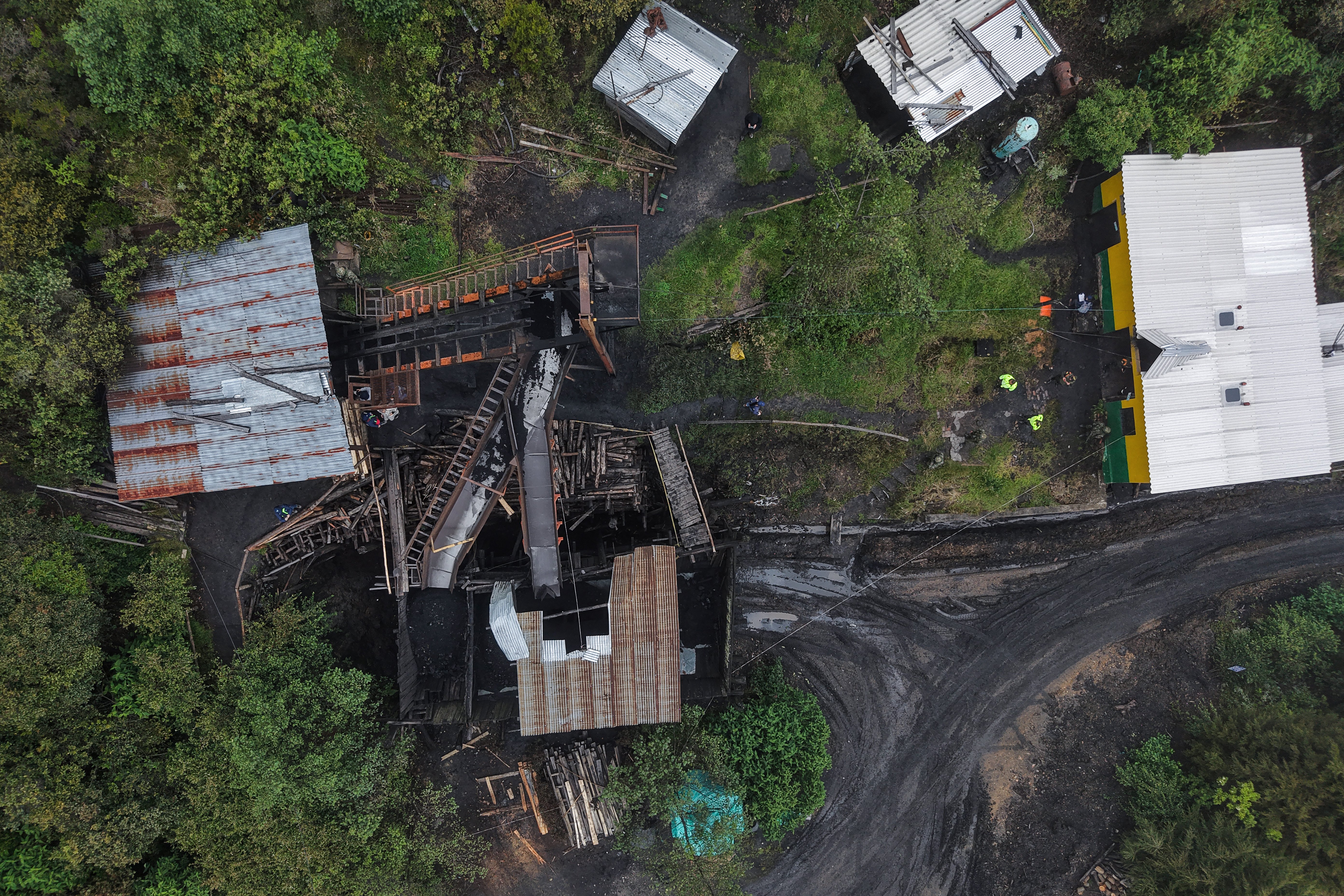 Operativo contra la minería ilegal de carbón en el Páramo de Rabanal