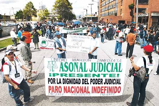 Asonal judicial no descarta volver a paro indefinido
