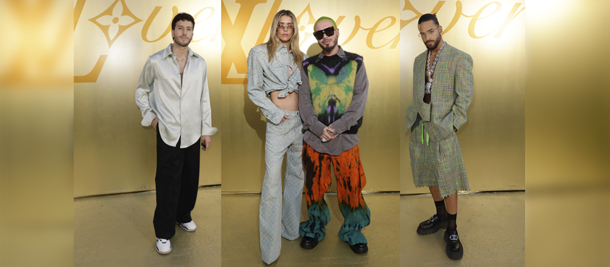 Maluma, JBalvin y Yatra: colombianos que se tomaron desfile Louis Vuitton en París