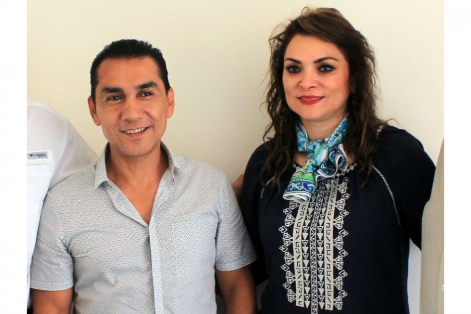El alcalde Jose Luis Abarca y su esposa, Maria de Los Angeles Pineda 