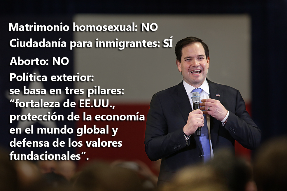 Conozca quién es Marco Rubio y sus pilares de campaña