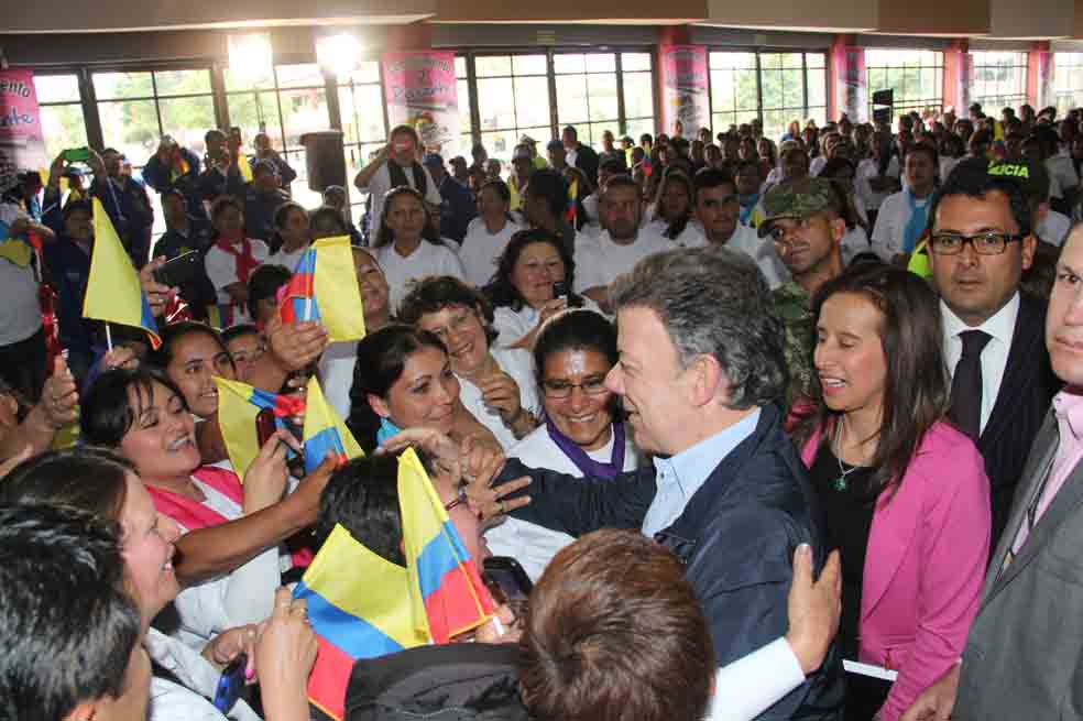 La defensa de Santos al proceso de paz