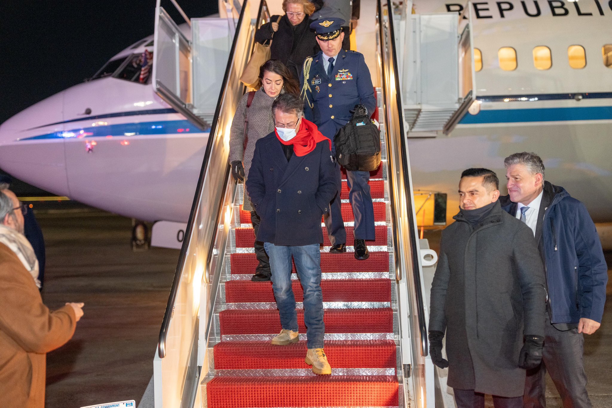 Petro ya está en EE. UU. para su encuentro con Donald Trump