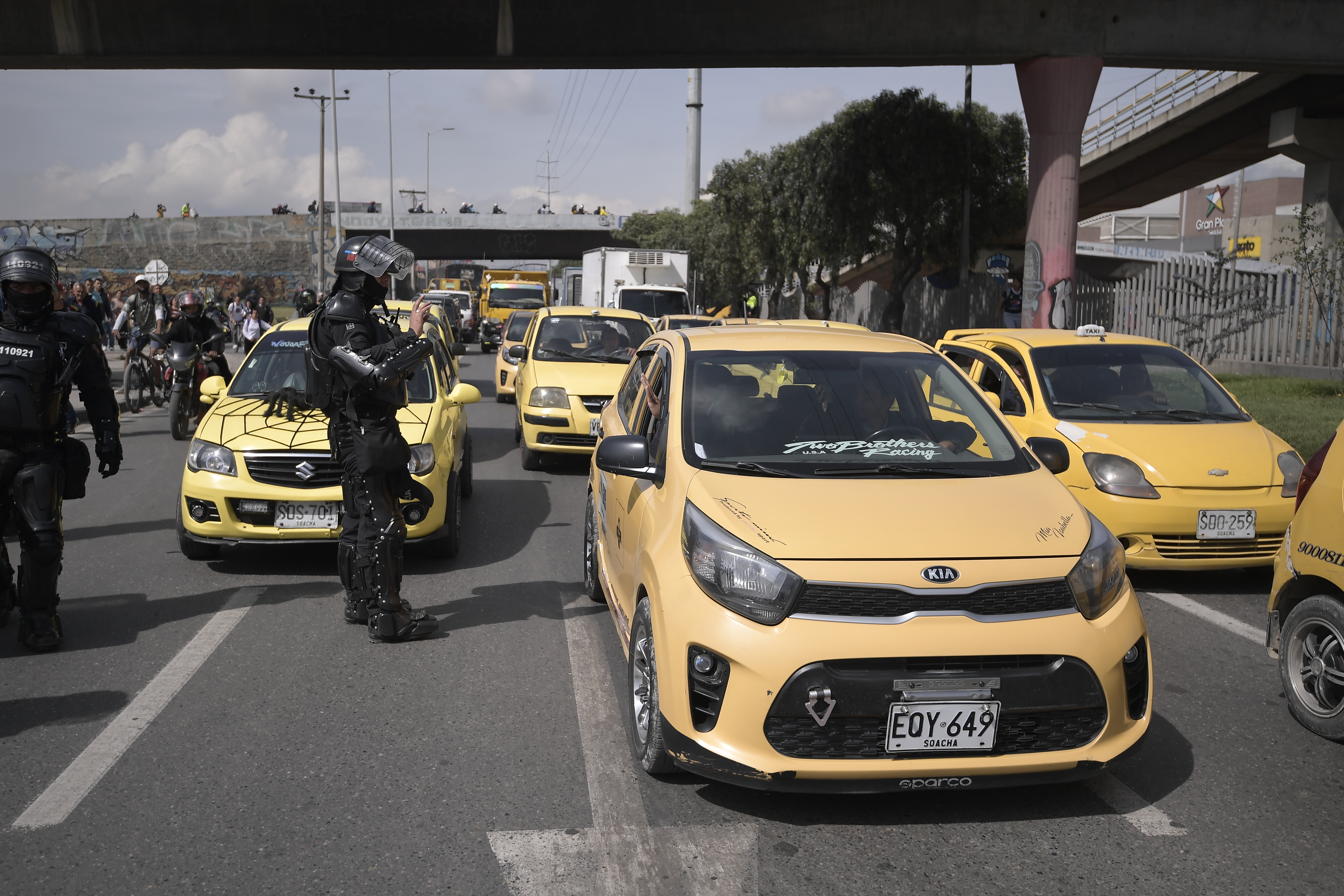 Taxistas se van a paro en Bogotá: puntos de concentración este 23 de julio