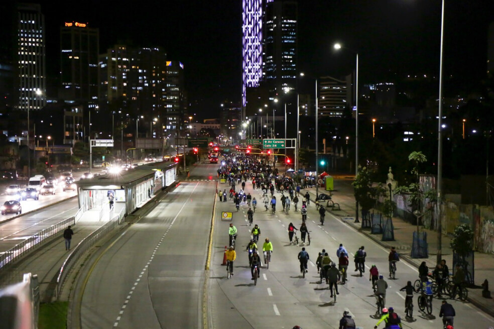 Ciclovía nocturna en Bogotá: estos son los cierres viales para este jueves 11 de diciembre
