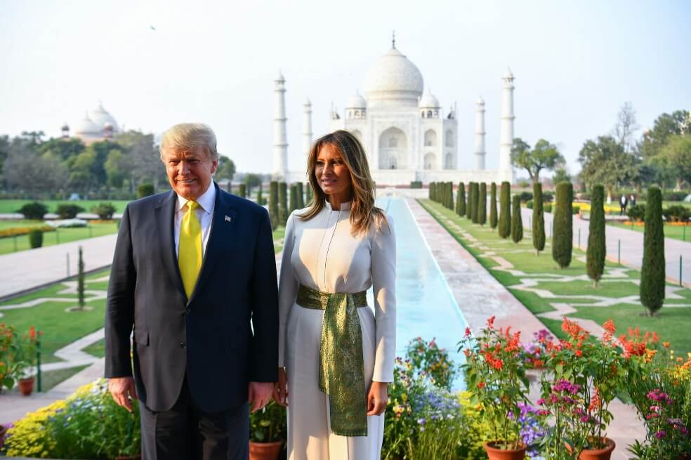 En fotos: así se vivió la visita de Donald Trump a India