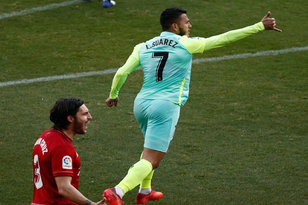 Luis Suárez anotó en la derrota del Granada contra Osasuna