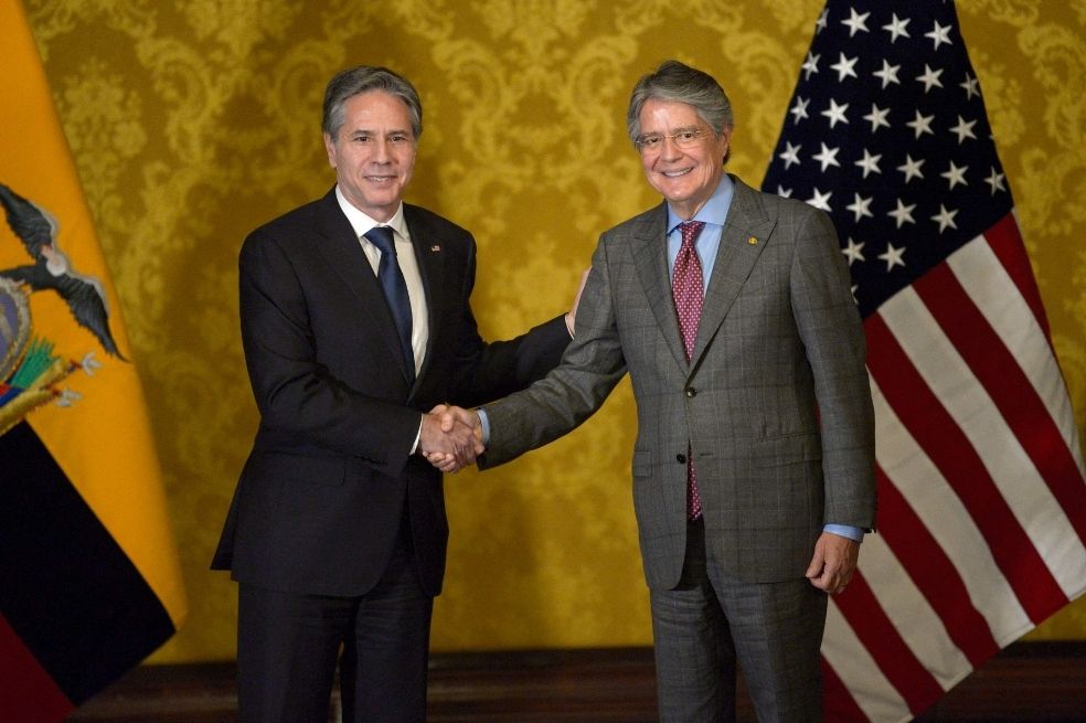 ¿De qué habló Antony Blinken con Guillermo Lasso en su visita a Ecuador?