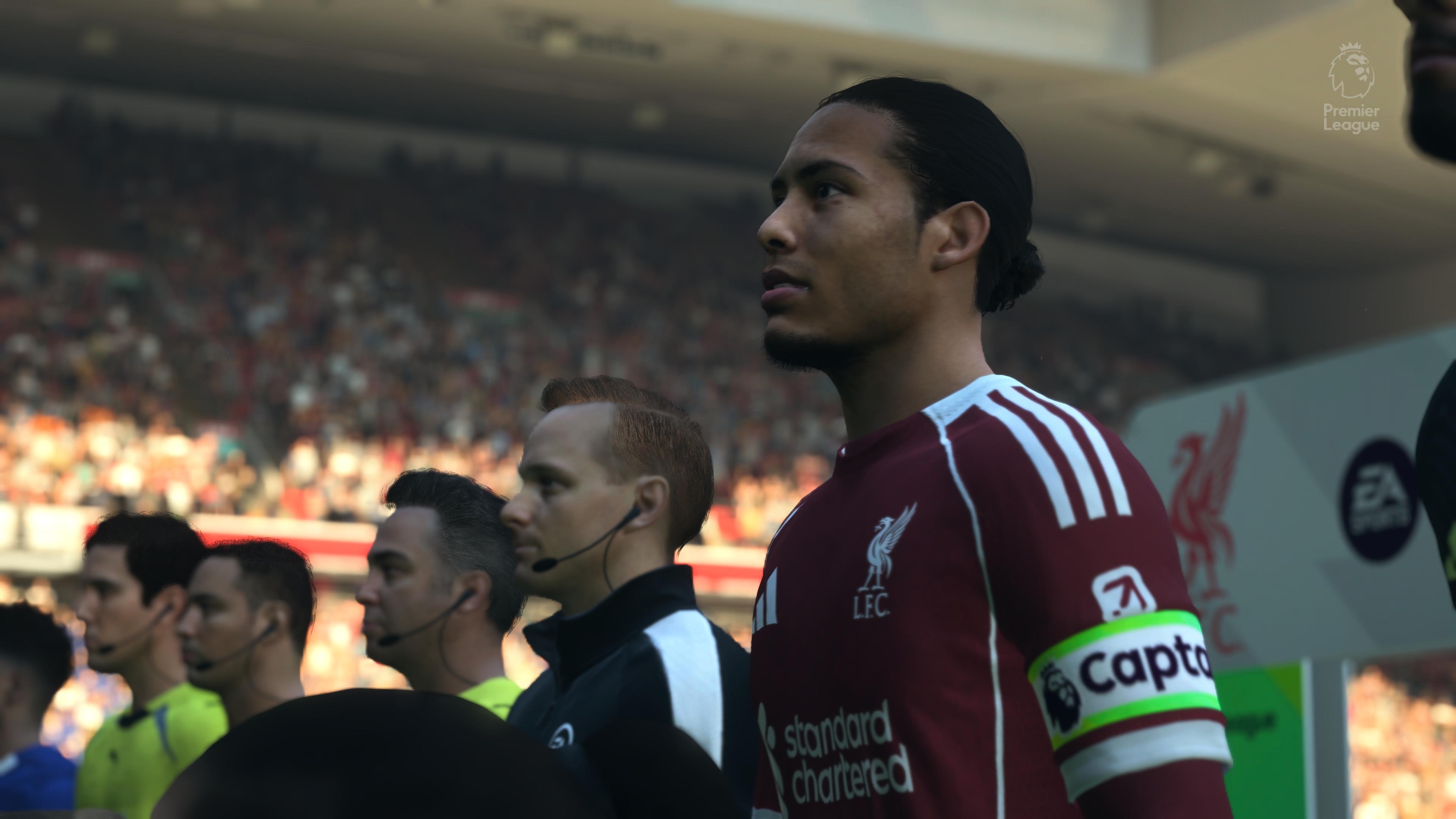 Virgil van Dijk, defensa central (DFC) y capitán del Liverpool.