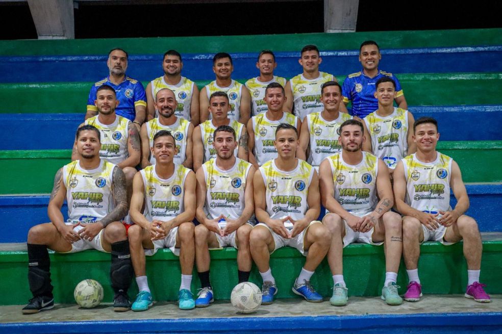 Plantel del Real Catatumbo, subcampeón de la Superliga de Microfútbol 2025.
