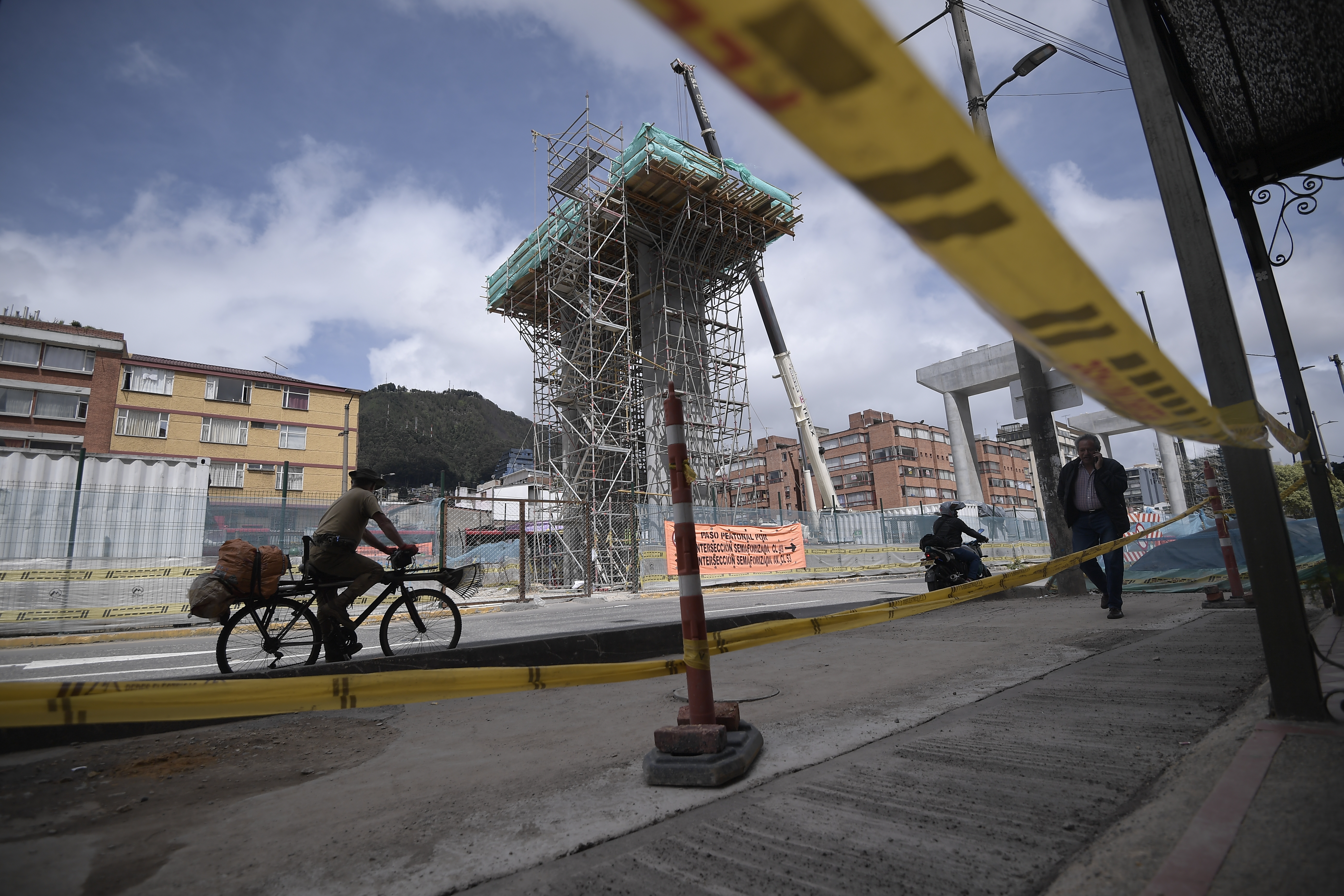 Agéndese: arrancaron los cierres viales en la Av. 1° de mayo por obras del Metro
