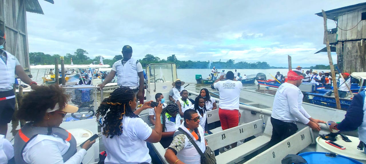 Avanza caravana por la vida en el Cauca