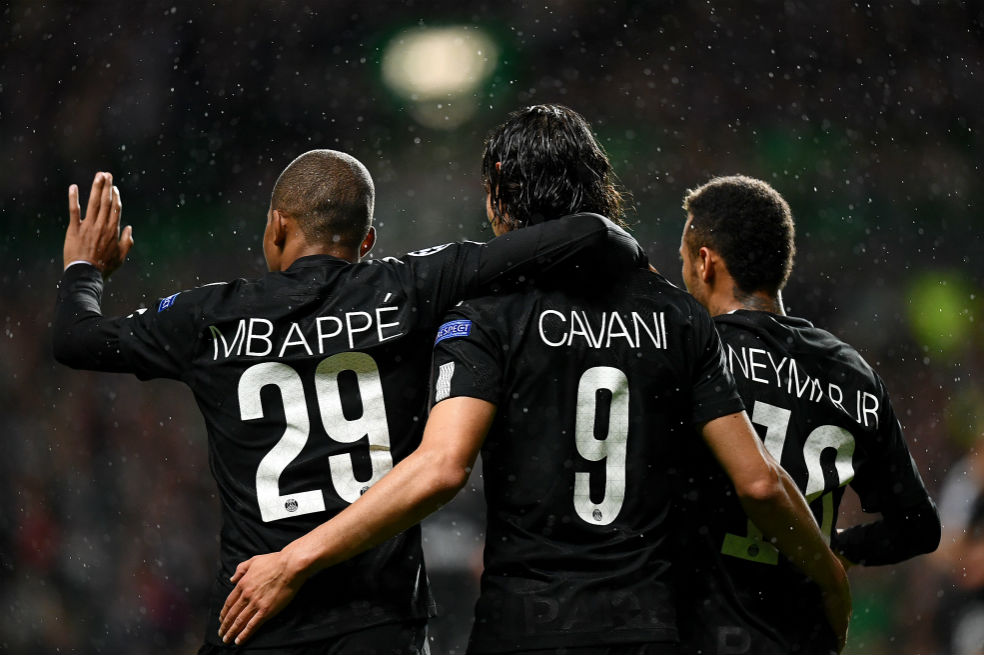 El PSG goleó al Celtic en Glasgow