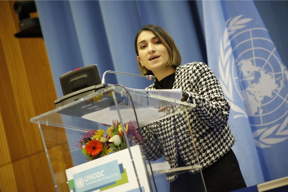 Laura Sarabia hoja de coca ONU
