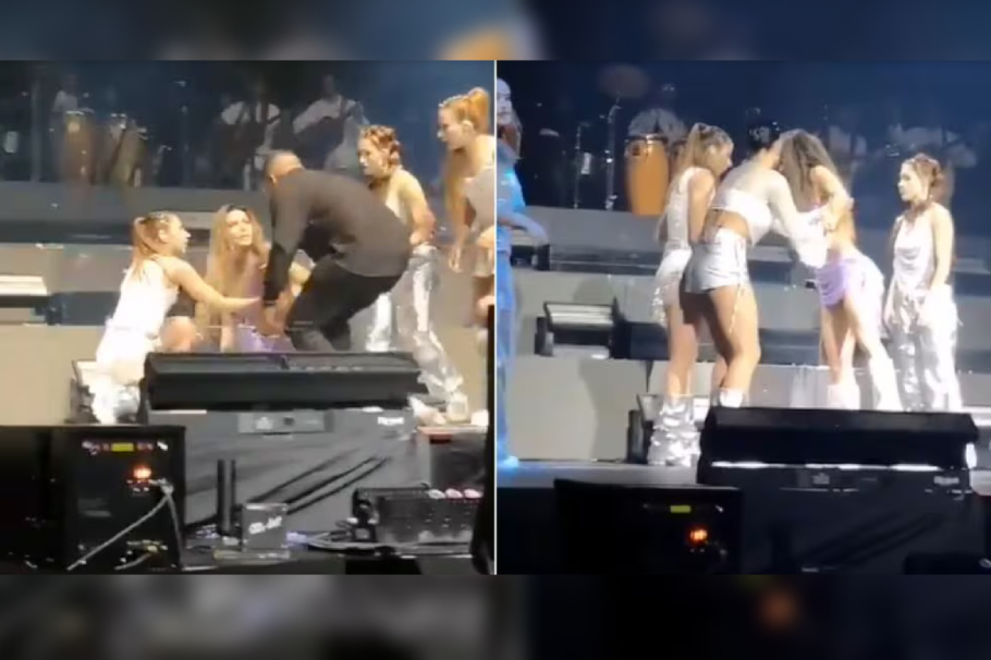 Greeicy Rendón tuvo pequeño accidente en pleno show en Bogotá ¿Qué pasó?