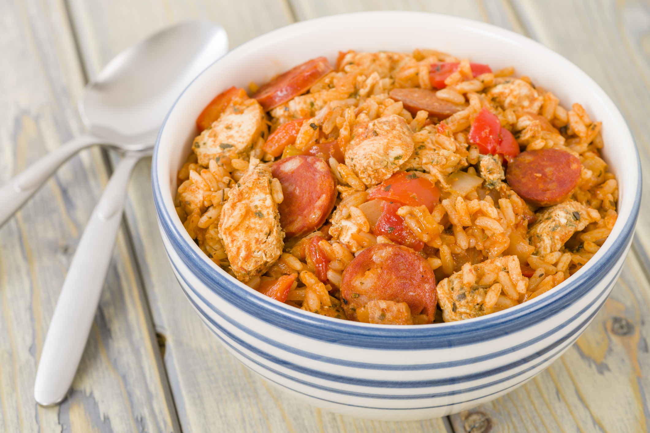 Arroz con pollo y cabano