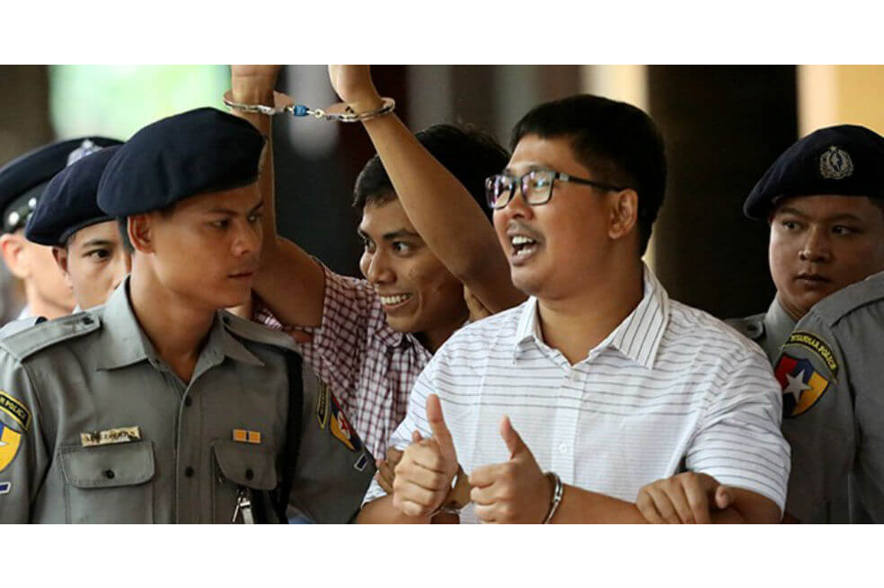 «La convicción de Kyaw Soe Oo y Wa Lone es un ejemplo para el periodismo»