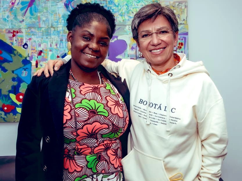 Claudia López y Francia Márquez conversaron sobre las mujeres cuidadoras de Bogotá