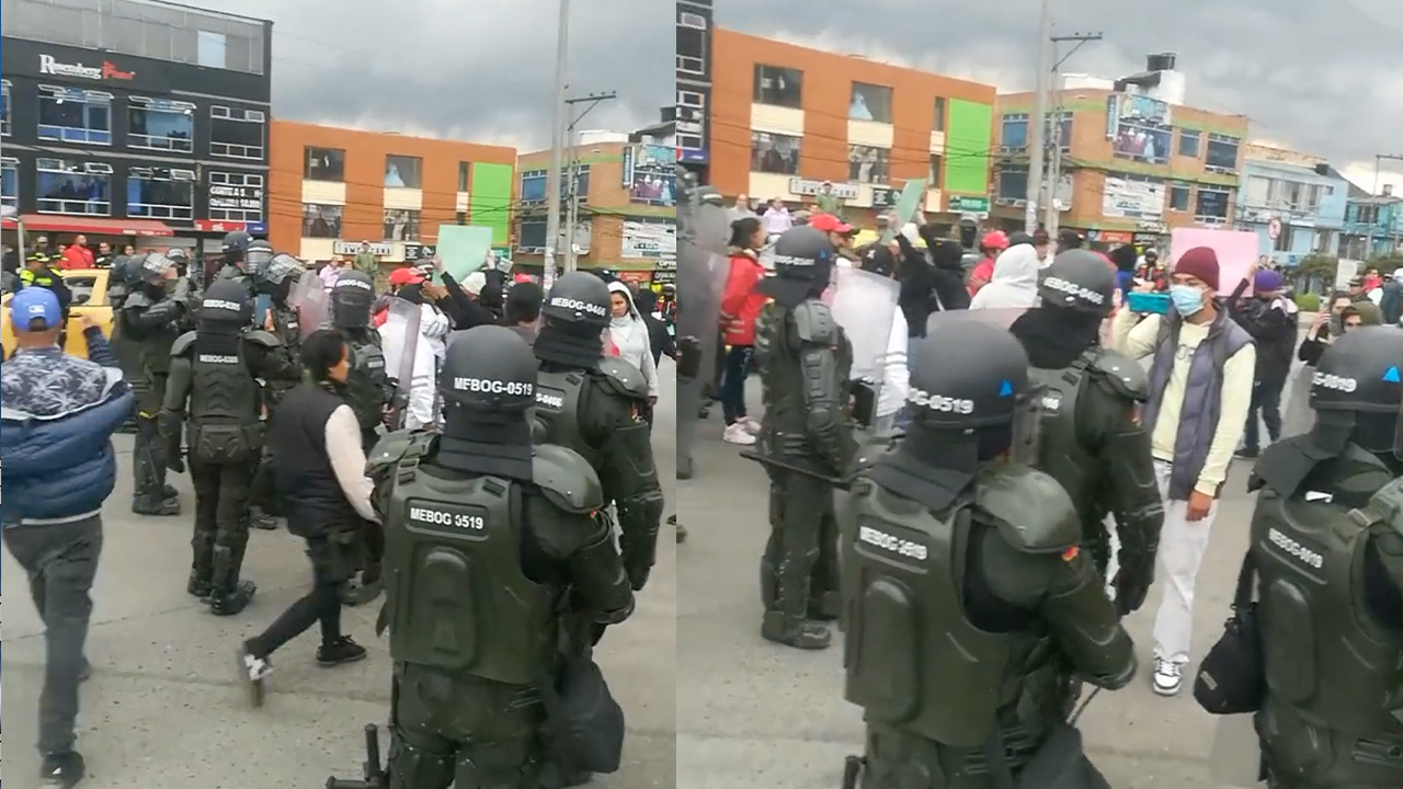 Bloqueos y protestas en Bogotá por incremento en pasajes de Transmilenio