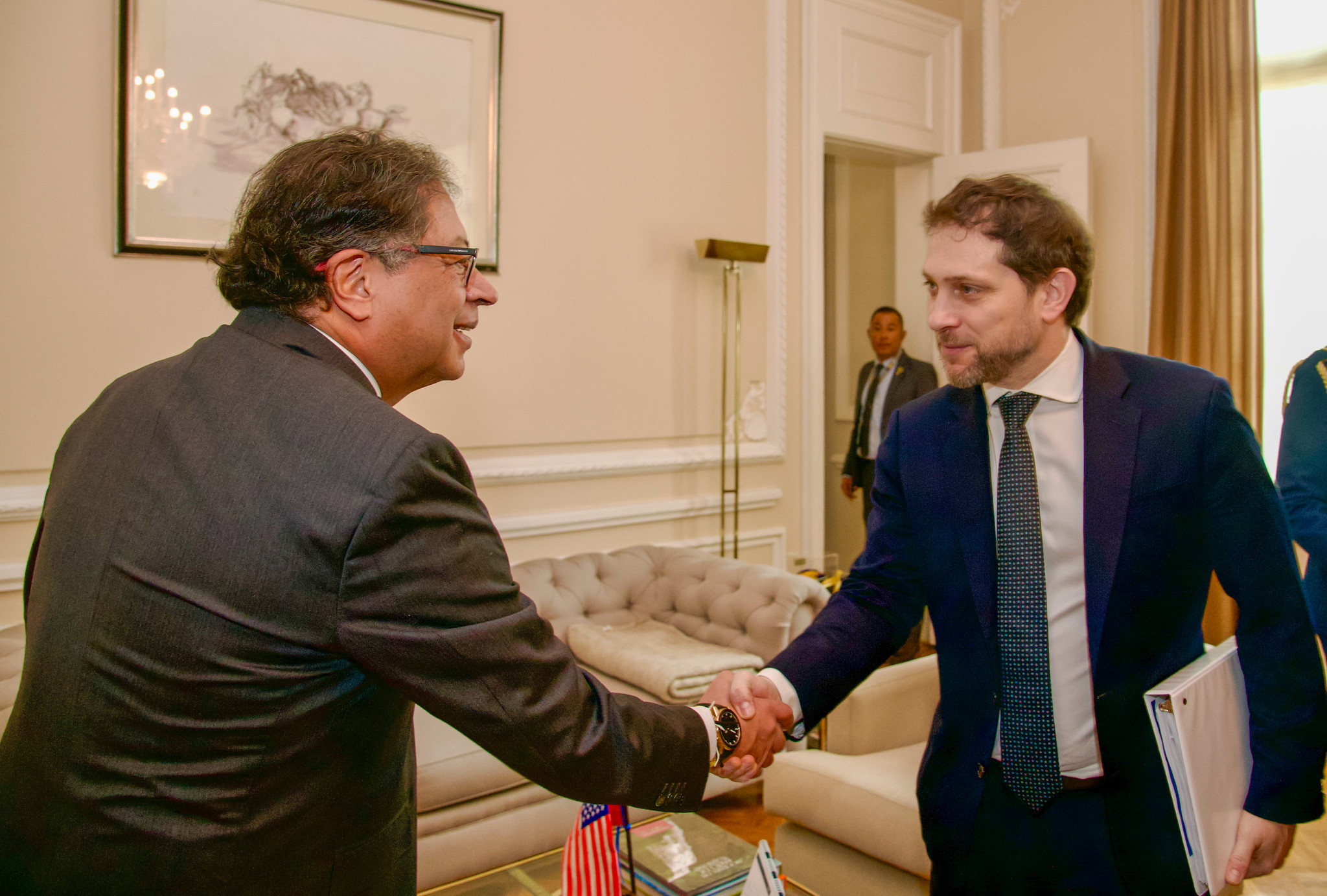 Petro, Leyva y delegados de la Casa Blanca analizan situación de paz total y Venezuela
