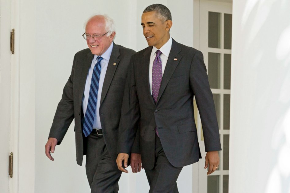 Bernie Sanders (izquierda) se reunió este jueves con el presidente Barack Obama en la Casa Blanca. / EFE