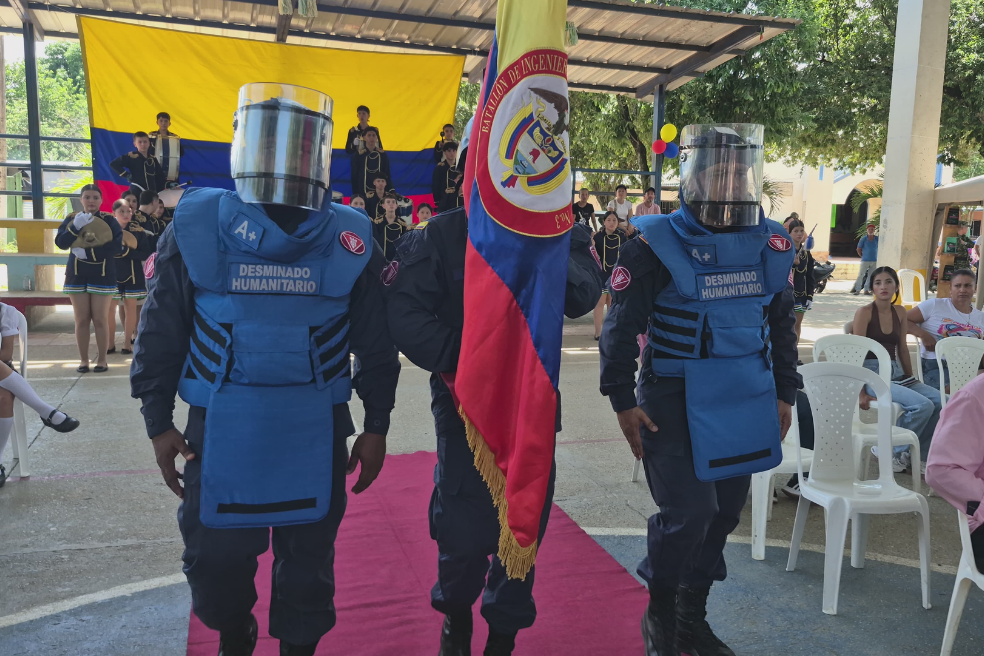 Comunidades de Río de Oro (Cesar) vuelven a caminar tierras libres de minas antipersonal