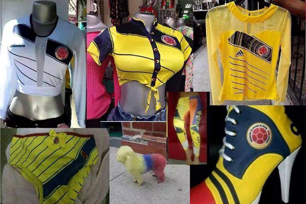 Fatal moda mundialista que invade Colombia