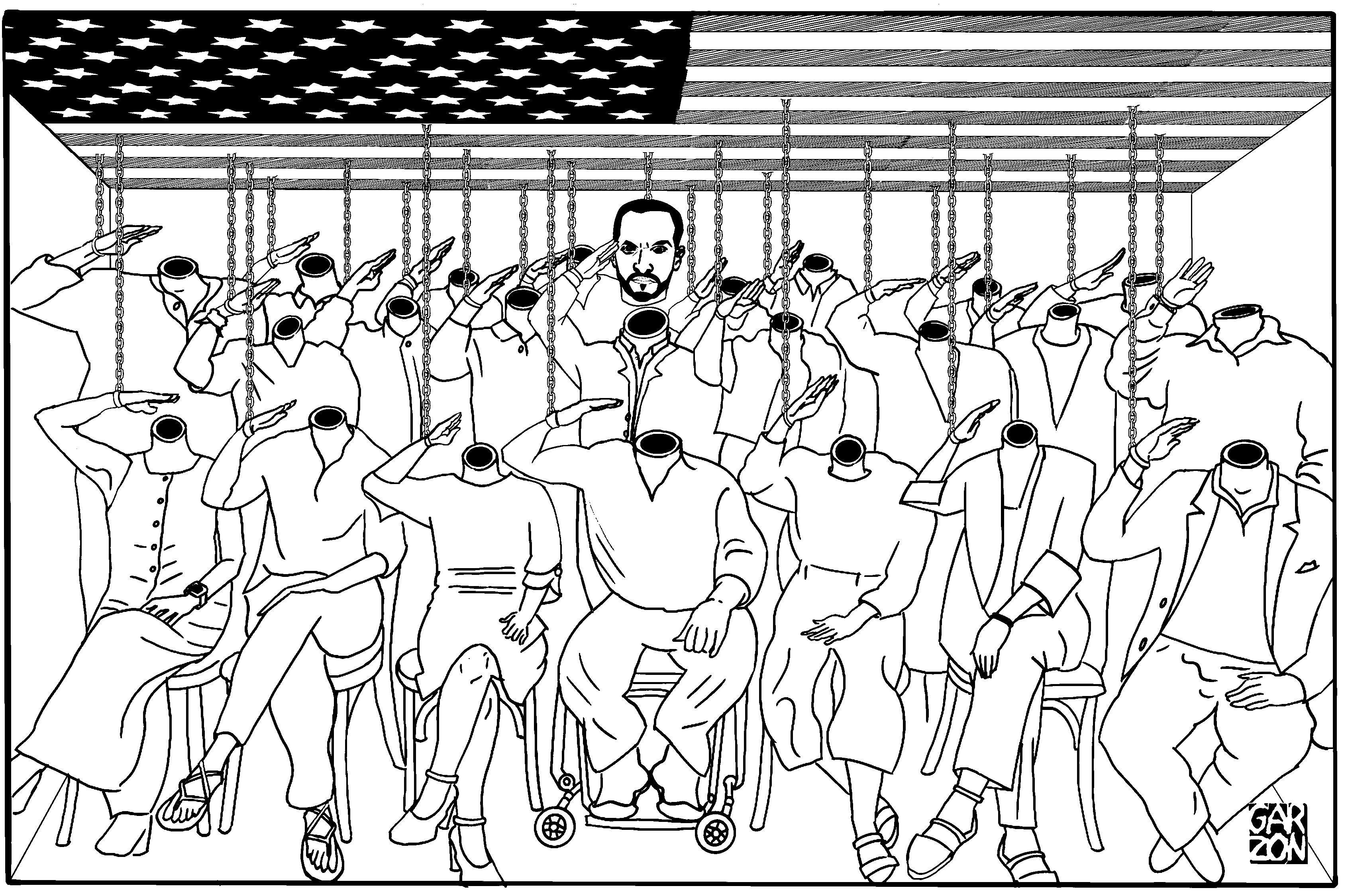 Cartones de Garzón: El talante de la Patria Milagro