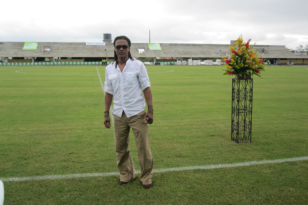John Jairo Tréllez en el estadio de Turbo. / El Colombiano