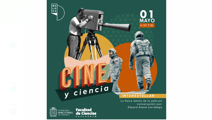 El Observatorio Astronómico y Maloka invitan a una charla sobre la película Interestelar