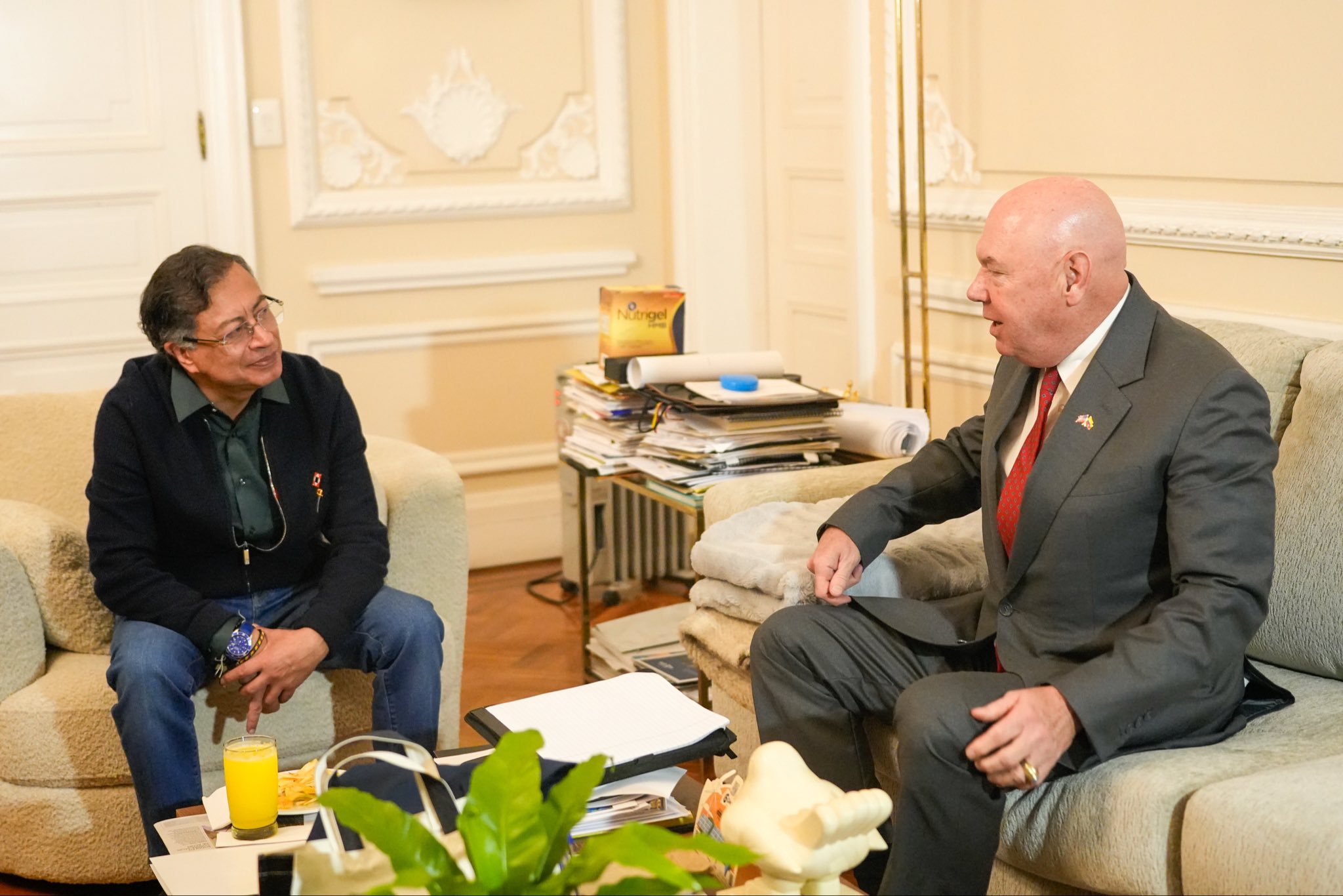 Reunión de Petro con McNamara