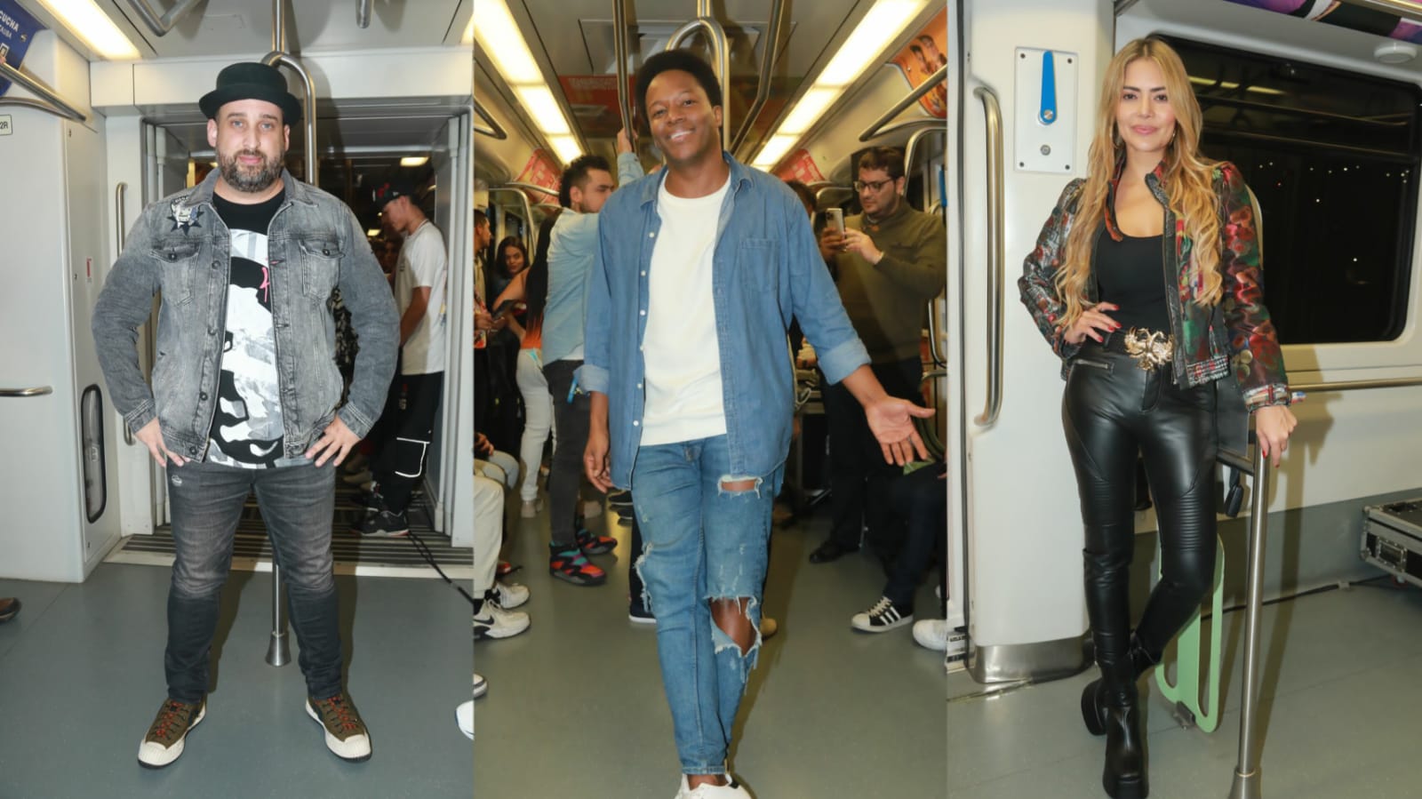 Mauro Castillo y más artistas se tomaron el metro de Medellín con su música