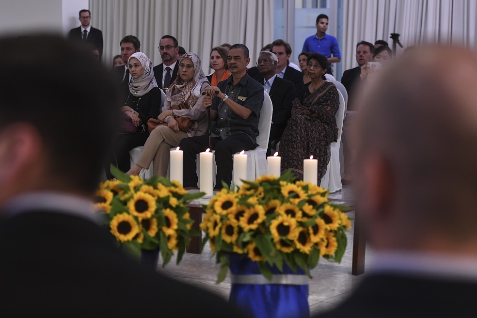 EnKuala Lumpur también se reunieron familiares de las víctimas tras cinco años de la tragedia. / Foto: AFP.Rusia sigue negando su implicación