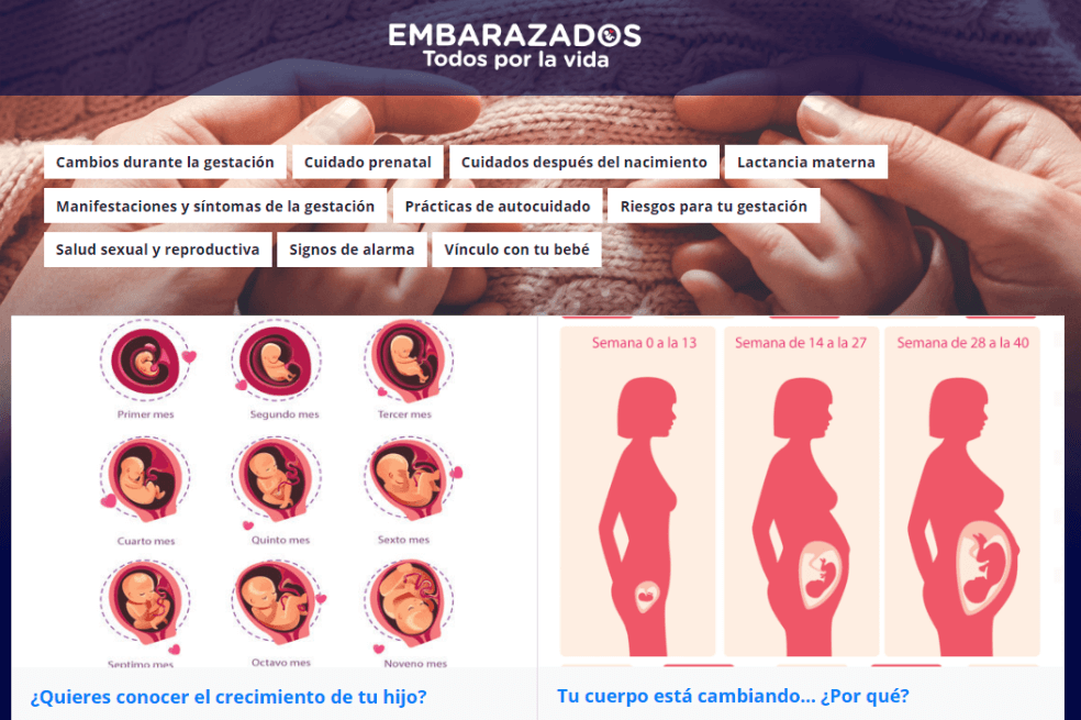 Distrito lanza plataforma Embarazados.co, una guía de gestación y cuidados del bebé