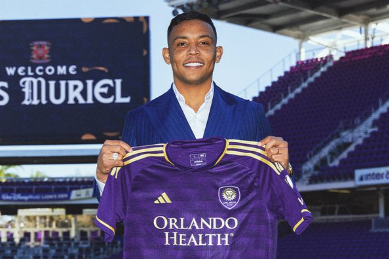 Así fue la presentación oficial de Luis Muriel en el Orlando City de la MLS