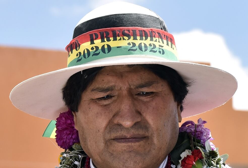 El líder indígena Evo Morales aspiraba a una cuarta reelección presidencial. / AFP