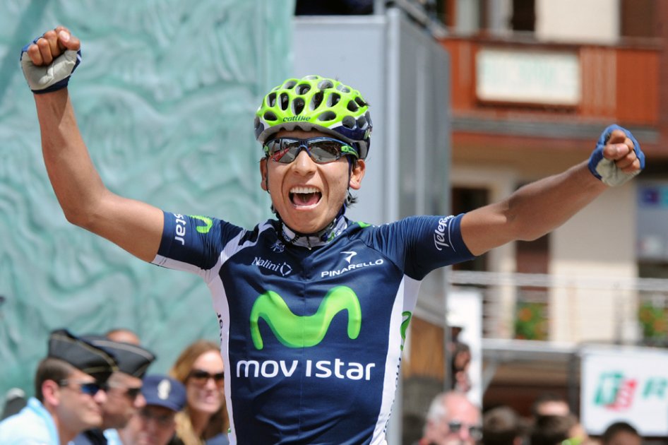 Nairo Quintana llegó sexto en la etapa 16 de la Vuelta a España
