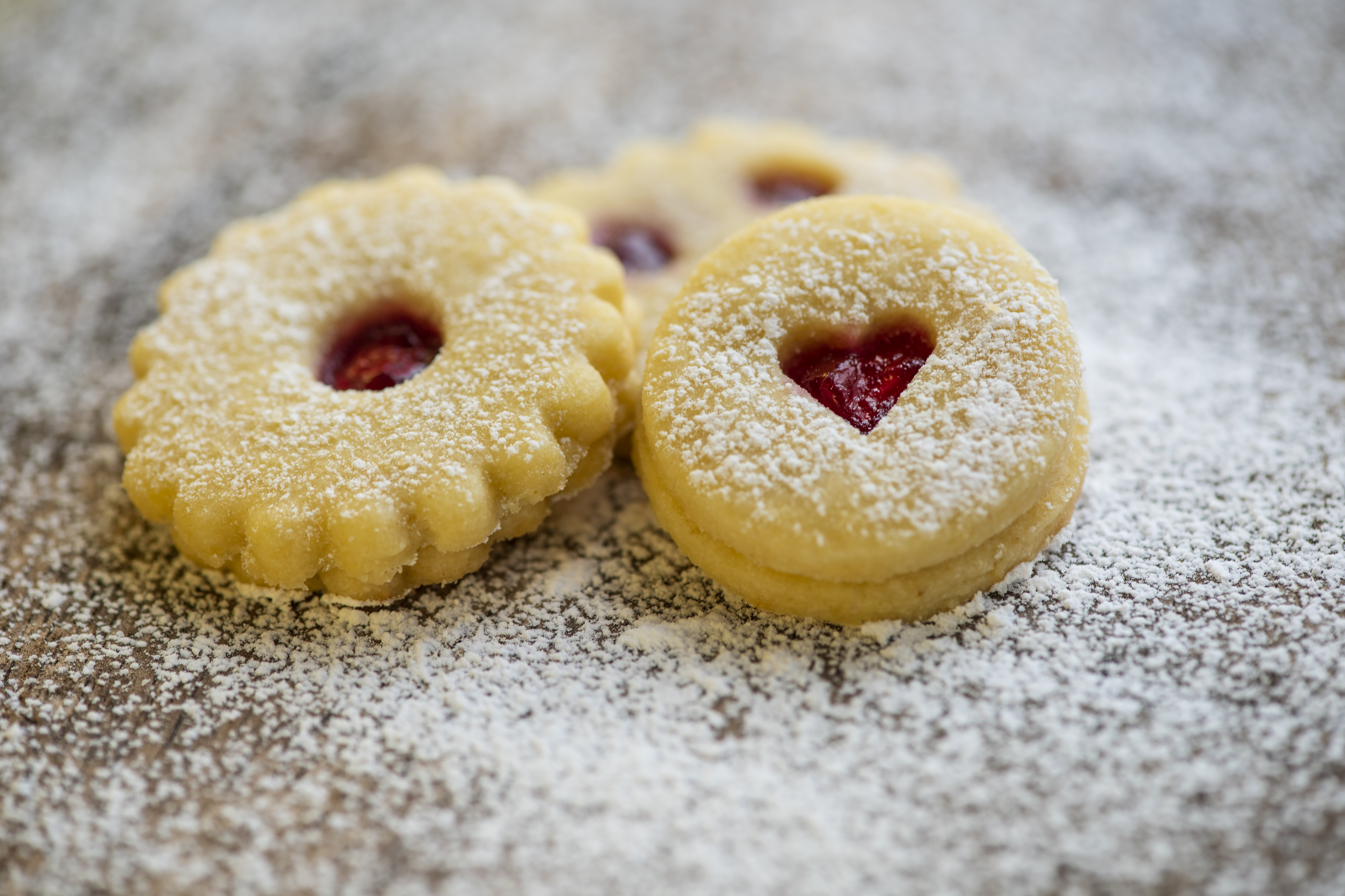 Aquí está la receta para hacer galletas “linzer”