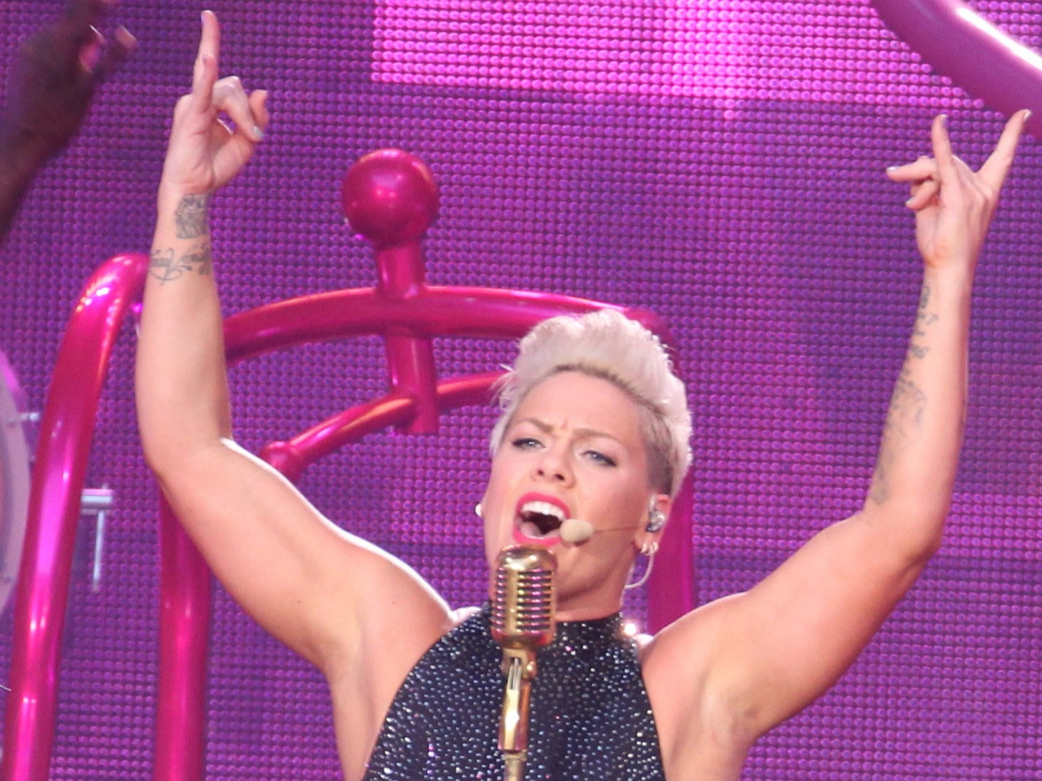 Pink es una cantante.