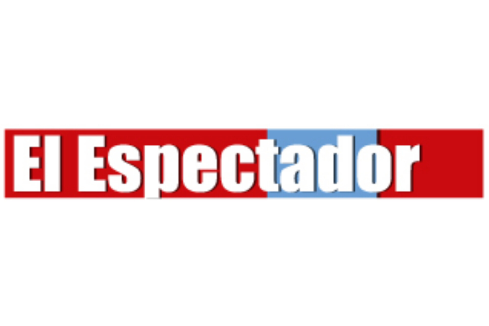 Logo de El Espectador con franja roja.