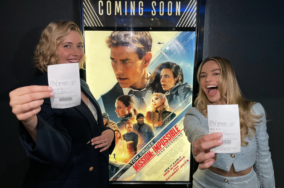 Directora y protagonista de ‘Barbie’ ya vieron ‘Misión imposible’ y ‘Oppenheimer’