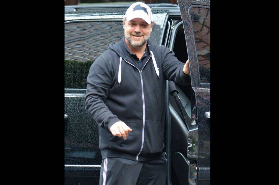 Russell Crowe se lesiona tras una carrera de 10 kilómetros