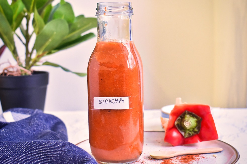 Sriracha casera y saludable