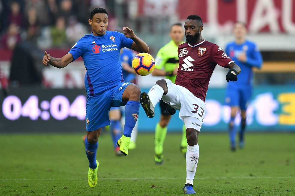 Muriel debutó oficialmente con Fiorentina en la Copa de Italia