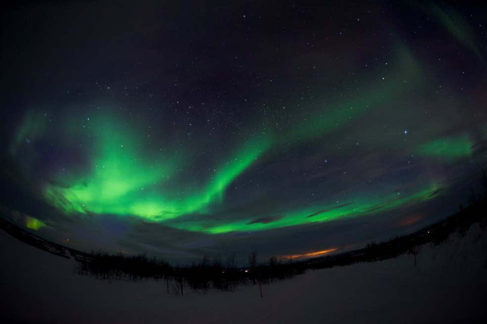 Imagen de referencia. Las auroras australes pueden verse en el hemisferio sur del planeta Tierra. 