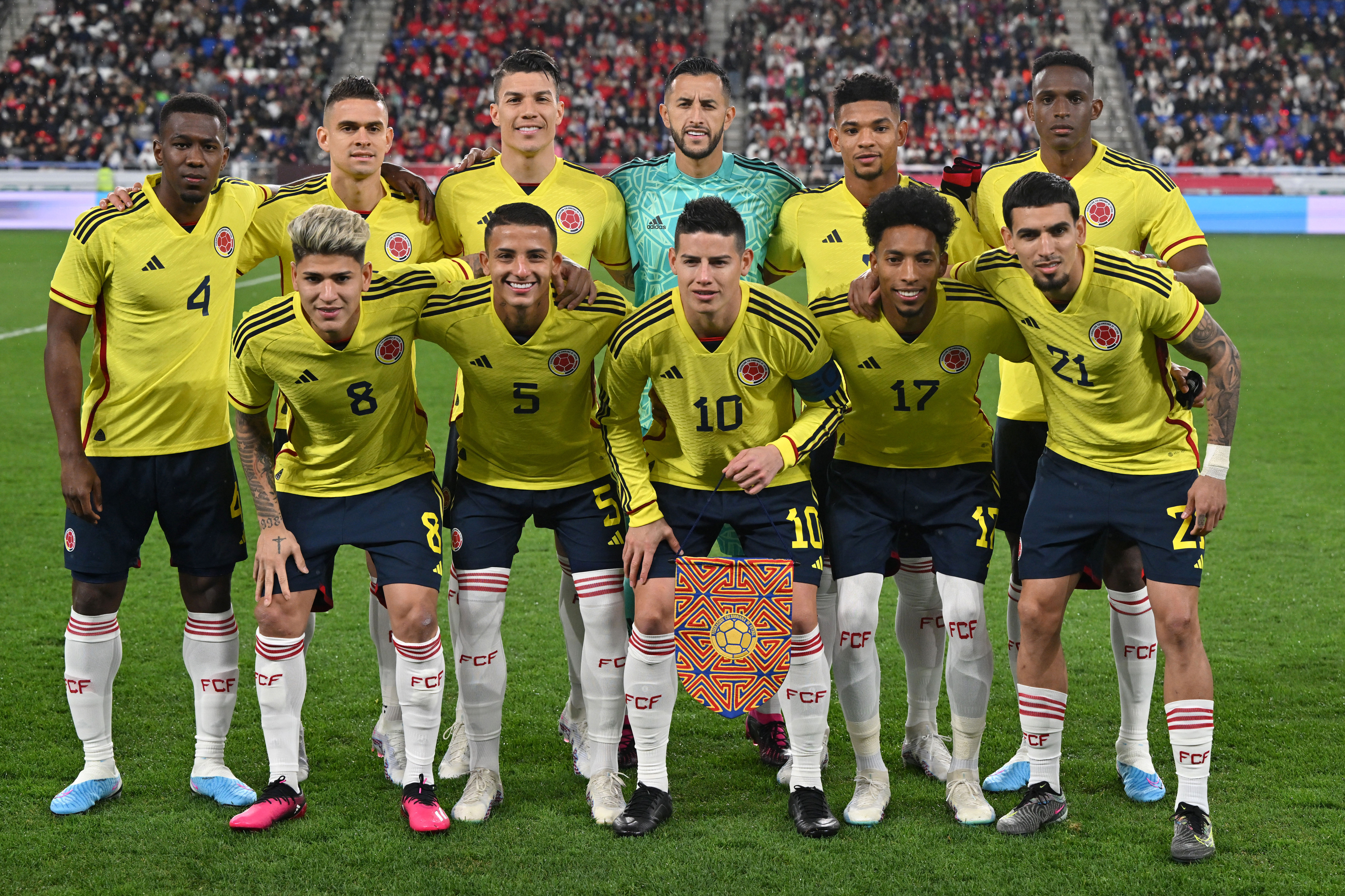 La selección de Colombia empató con Corea del Sur en duelo amistoso