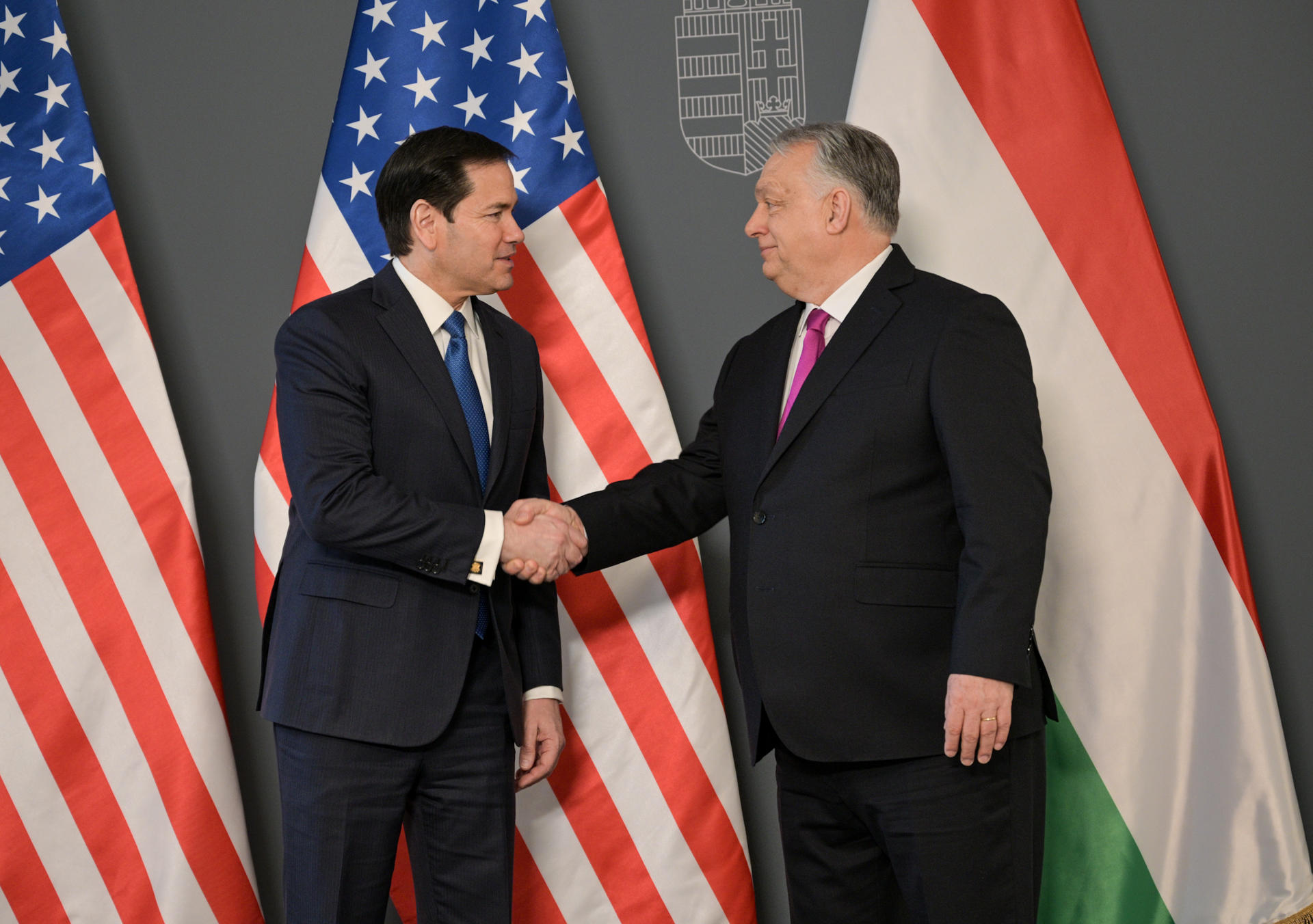 “Su éxito es el nuestro”: Marco Rubio durante visita a Viktor Orbán antes de elecciones