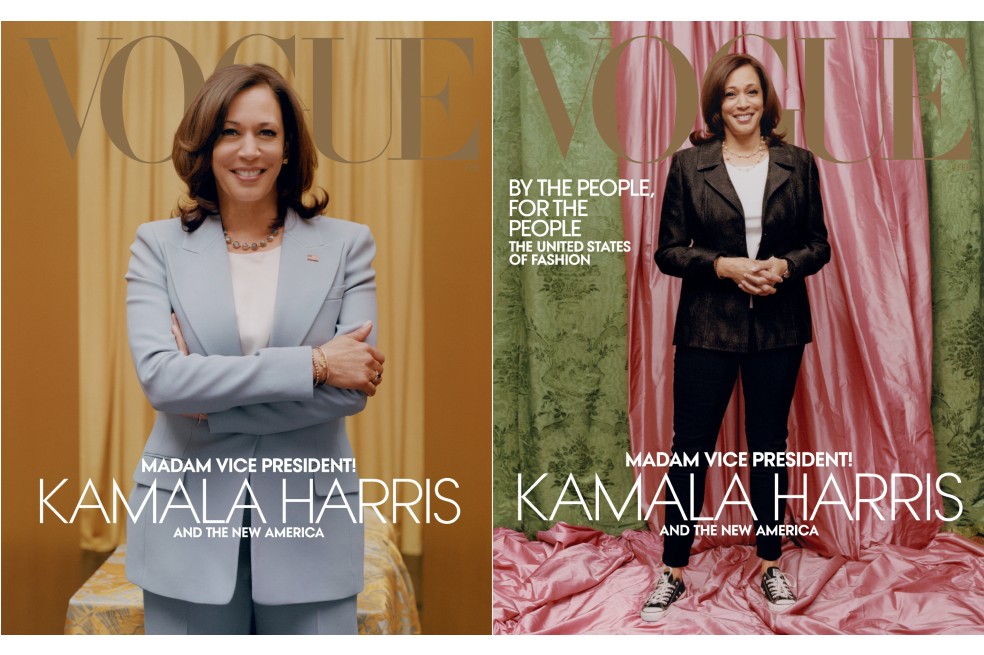 Anna Wintour defiende portada de Vogue con Kamala Harris en Converse