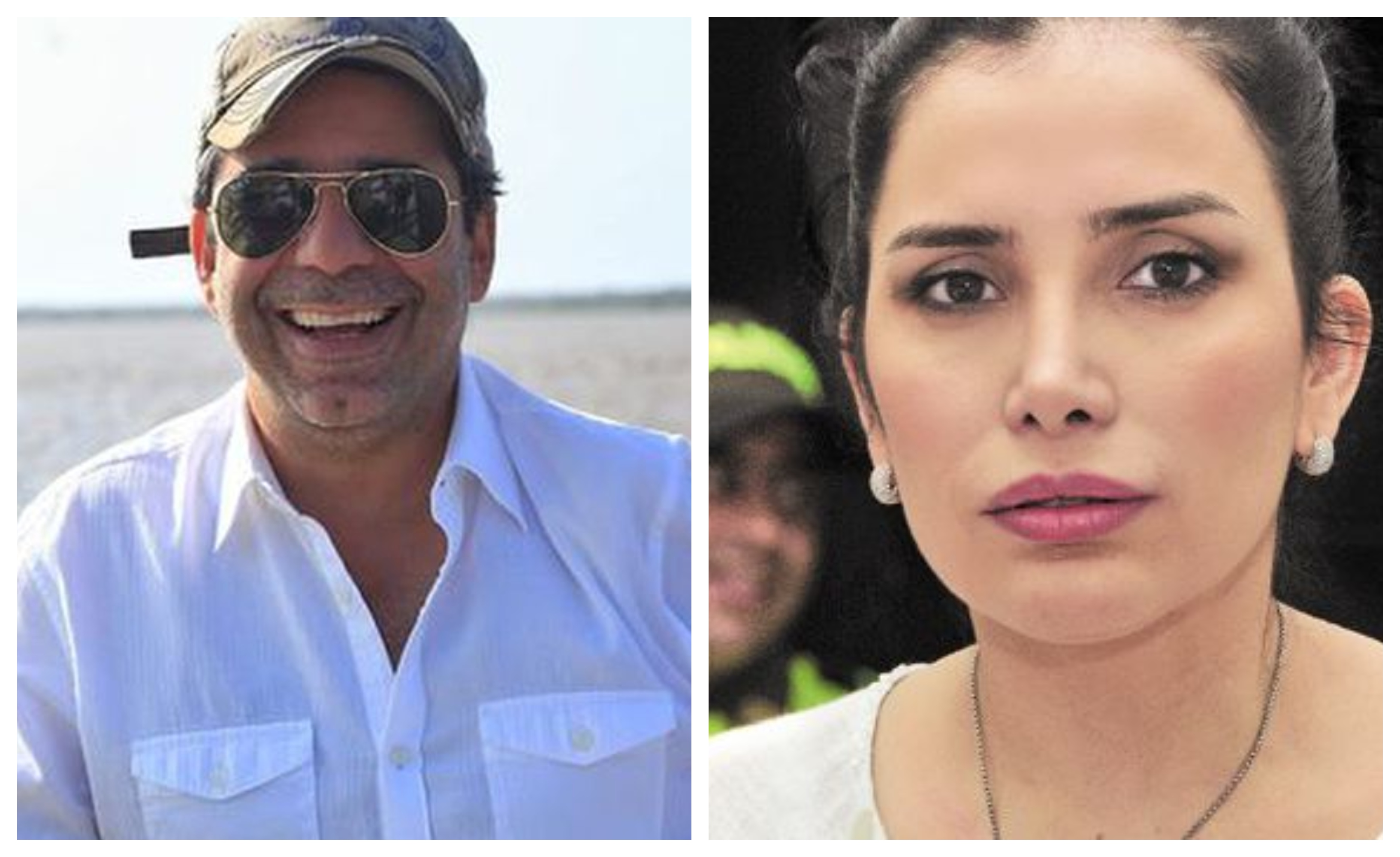 Alex Char, antiguo precandidato presidencial (izquierda). Aida Merlano, excongresista por el partido Cambio Radical (derecha).