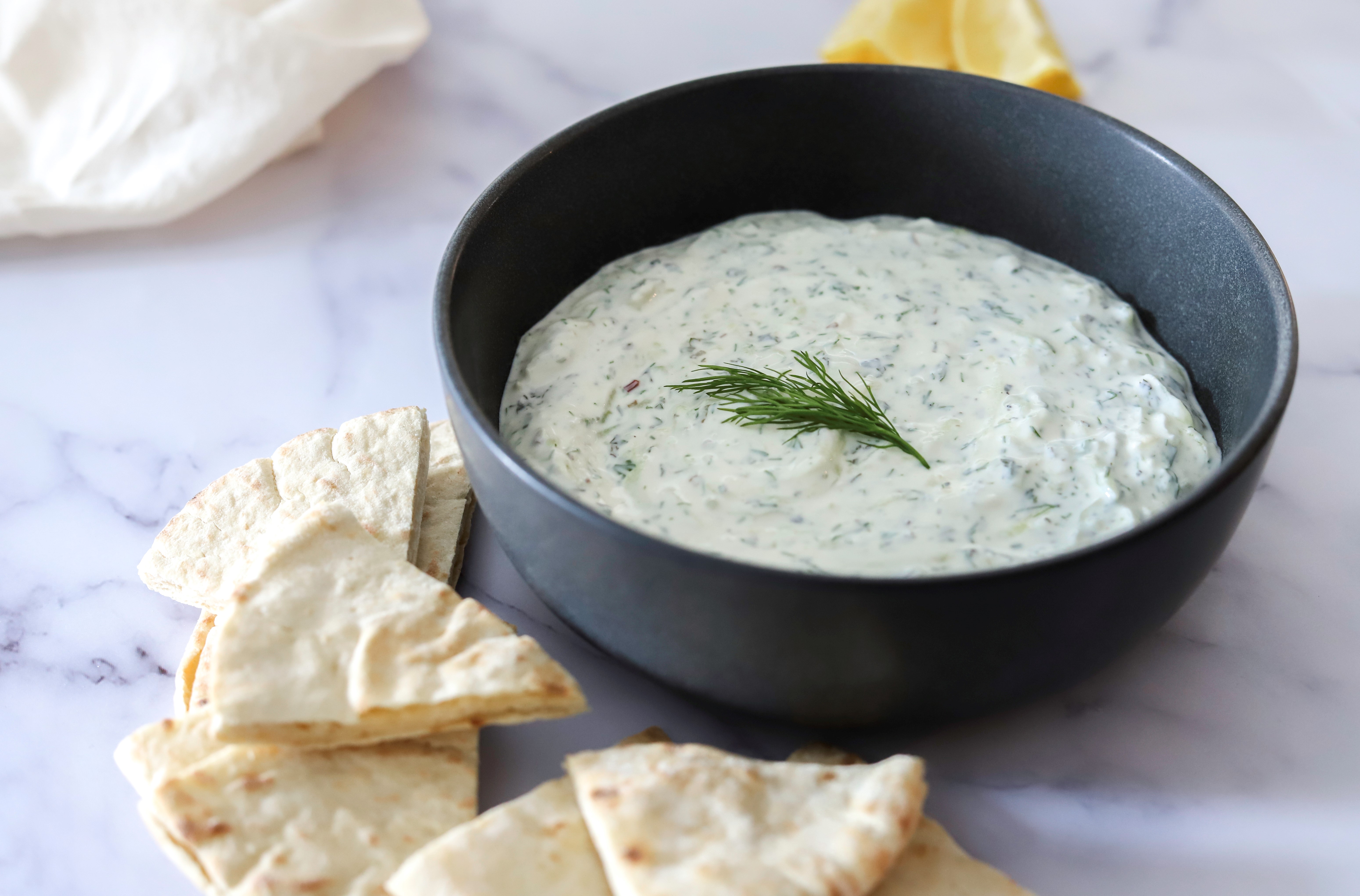 El resto del yogur para Tzatziki